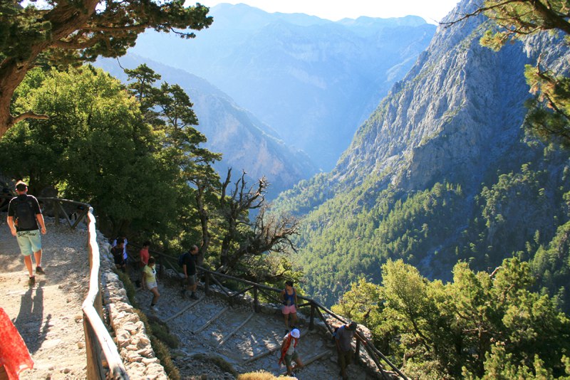 Samaria Gorge in Crete